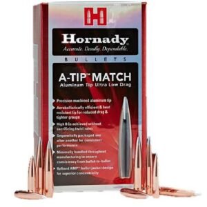 Куля - Hornady A-TIP Match кал .338 Lapua Mag маса 300 гр (19.4 г) 100 шт